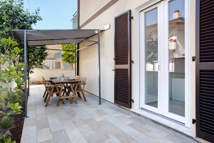 Ferienwohnung für 4 Personen, mit Garten