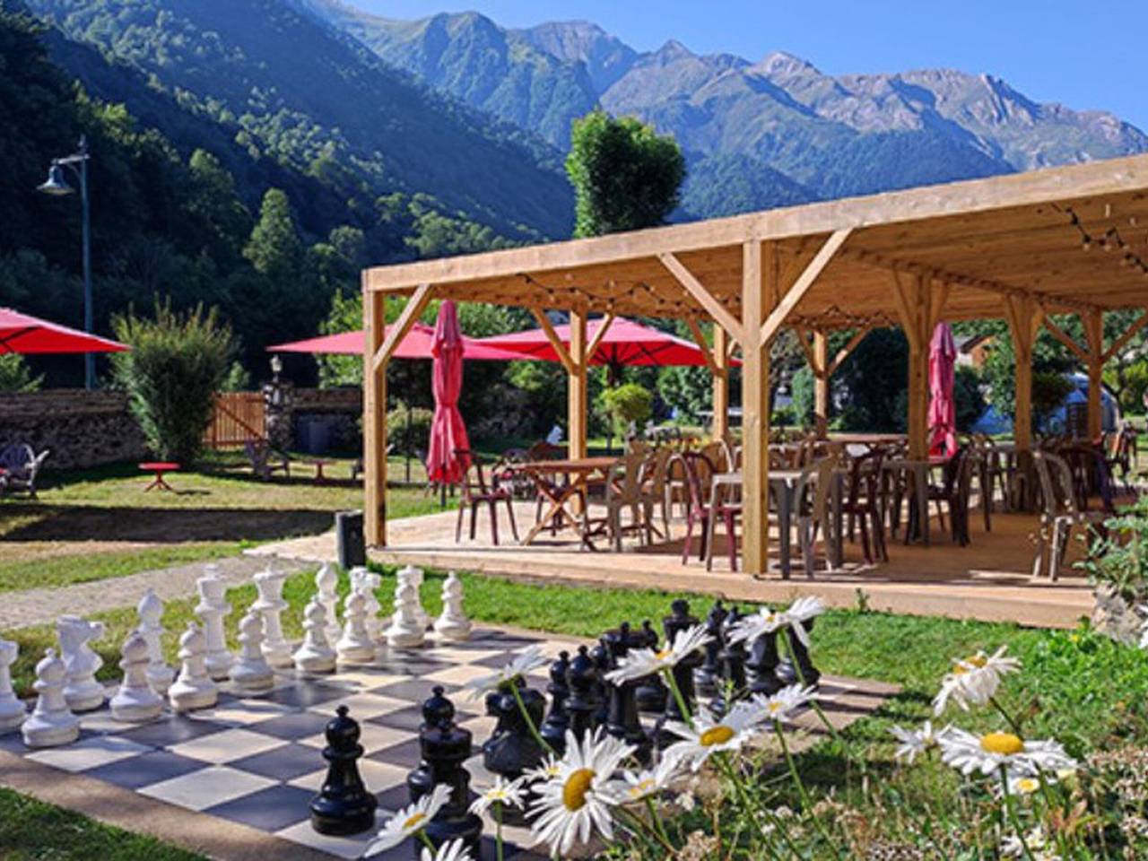 Mobilheim mit Terrasse - 2 Pers. in Estaing, Nationalpark Pyrenäen