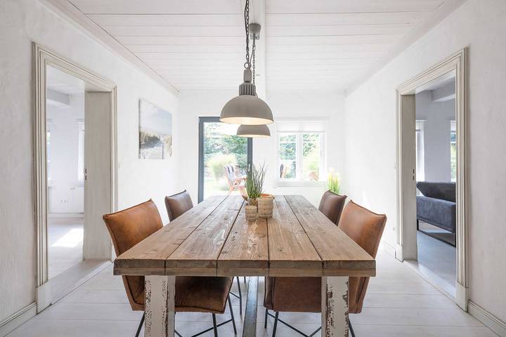 Ganze Wohnung, Wohlfühlatmosphäre unter Reet in der schönen Ferienwohnung „Watt-Lounge“ in Wobbenbüll, Nordfriesland