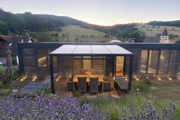 Gîte pour 5 personnes, avec terrasse à Biberach