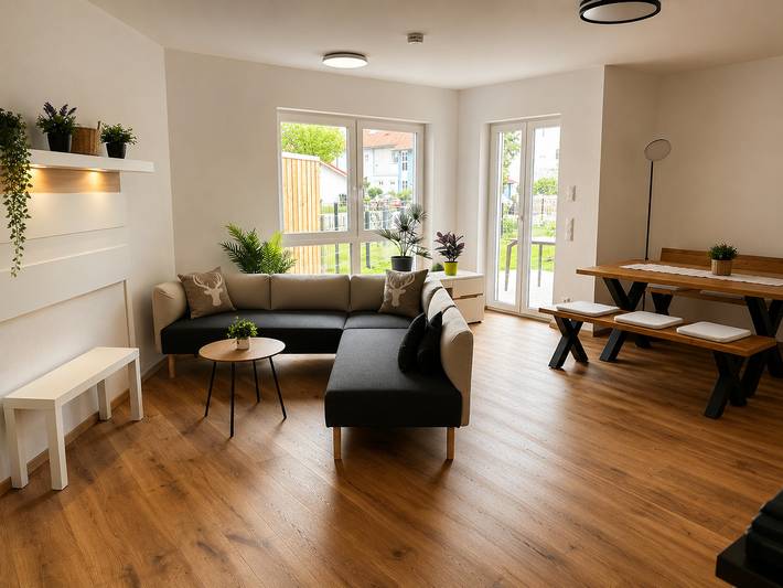 Ferienwohnung für 6 Personen, mit Garten und Terrasse in Schongau