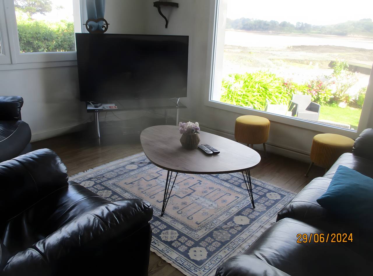 Ferienhaus mit atemberaubendem Meerblick, direkt am Strand in Pors Guyon, Lanmodez