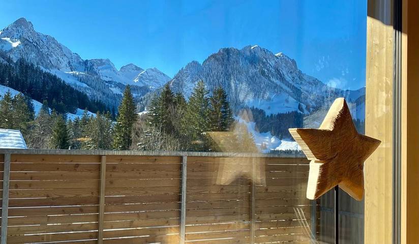 Gîte pour 8 personnes, avec terrasse ainsi que vue sur le lac et vue dans Schwarzsee - 4