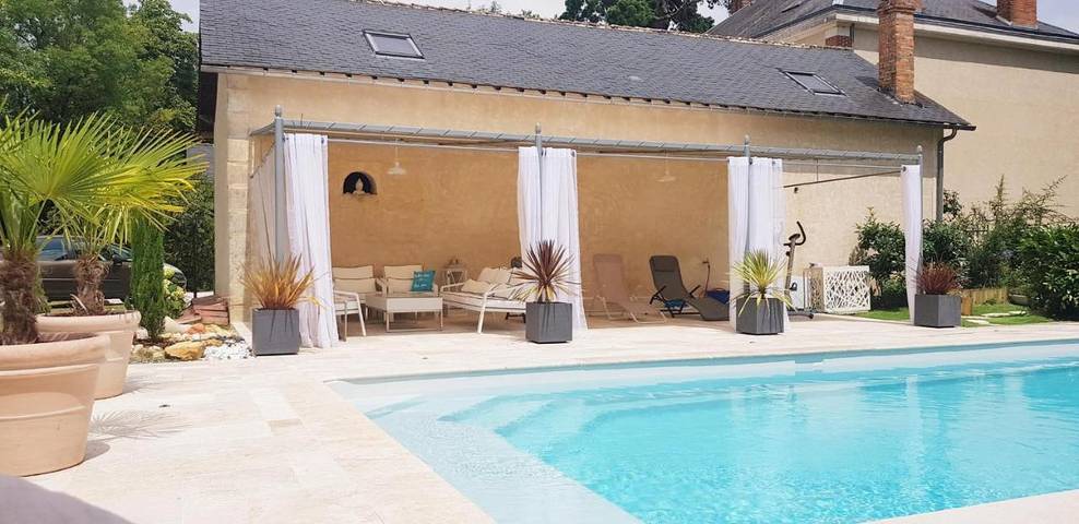 Ferienhaus für 10 Personen, mit Garten und Terrasse sowie Pool - 1