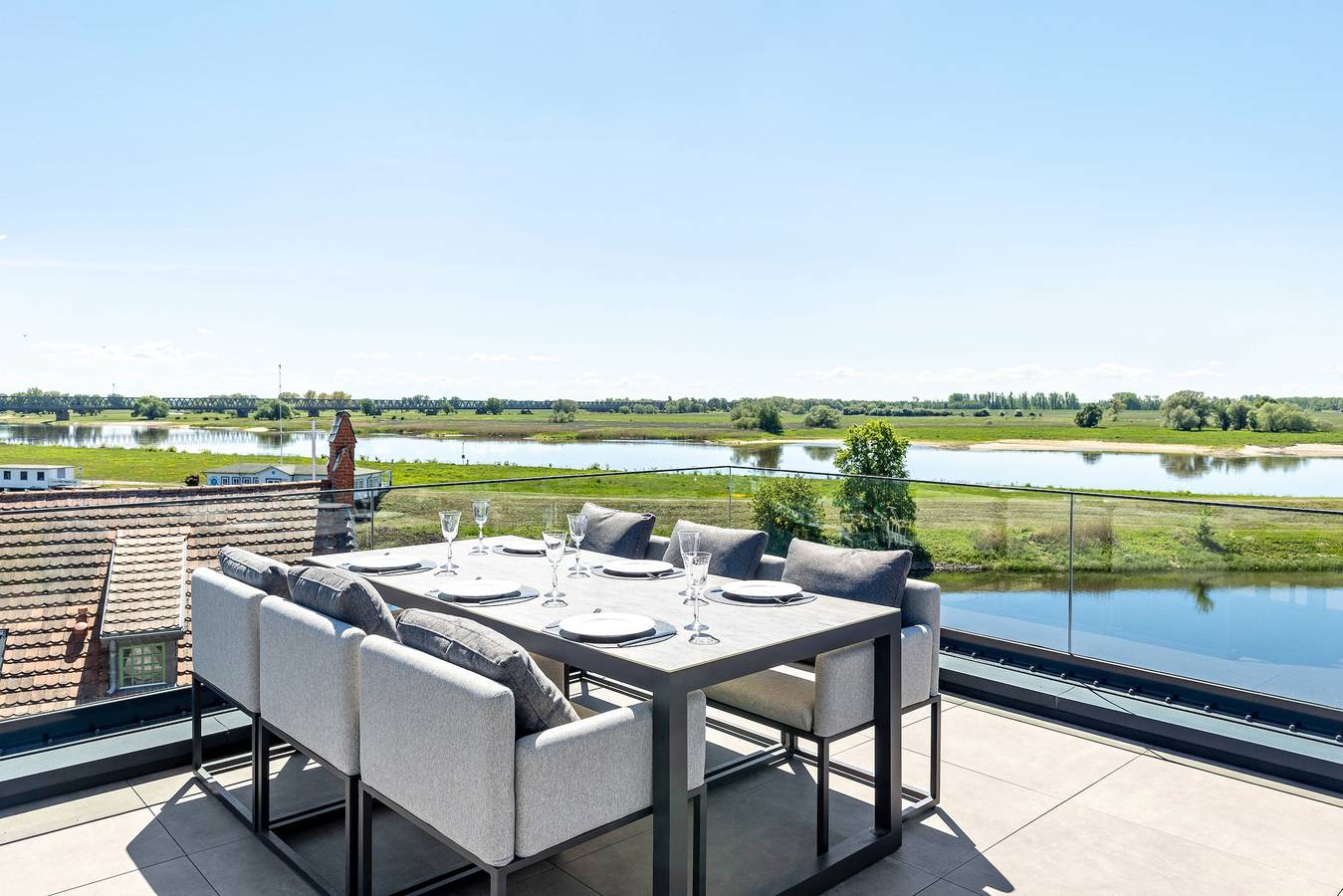 Ganze Wohnung, Elbe.6 - Stilvolles Apartment direkt an der Elbe in Wittenberge, Prignitz
