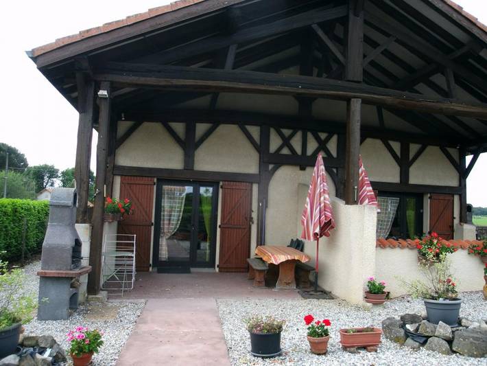 Gîte pour 5 personnes, avec Terrasse ainsi que Jardin et Vue