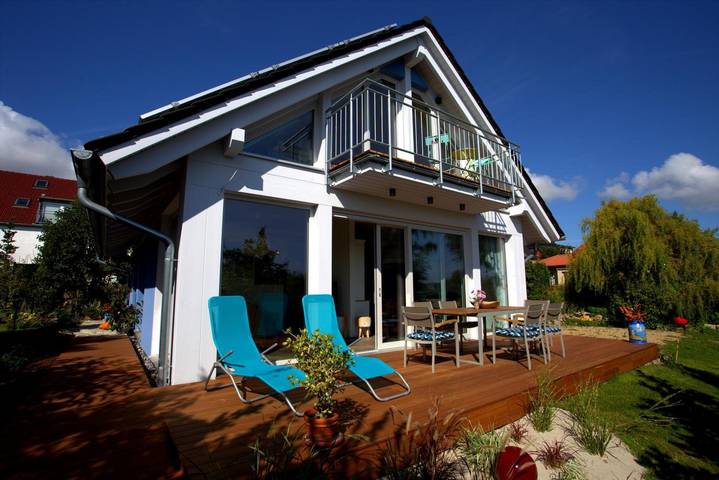 Ferienhaus für 4 Personen, mit Seeblick und Balkon, mit Haustier in Breege