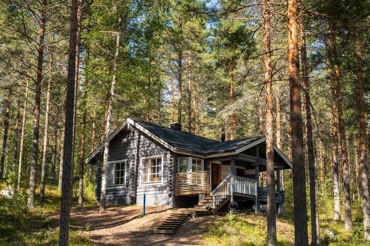 Ferienhaus für 6 Personen, mit Terrasse und Garten sowie Sauna und Seeblick in Puumala