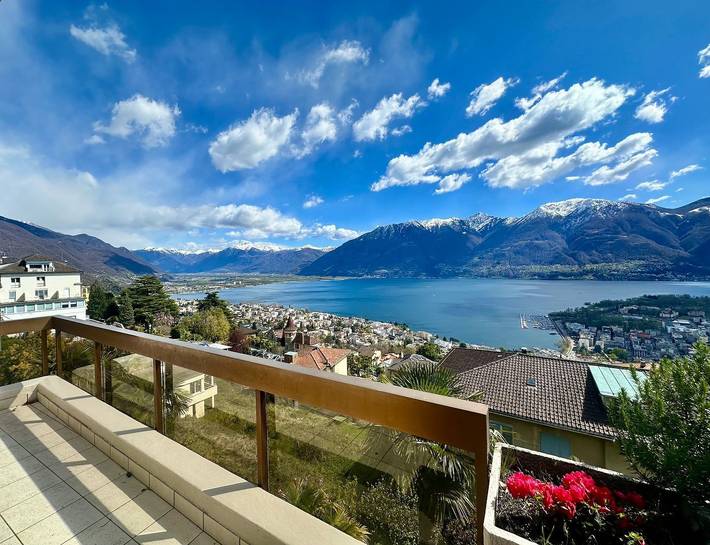 Ferienwohnung für 3 Personen, mit Sauna und Ausblick sowie Garten und Seeblick