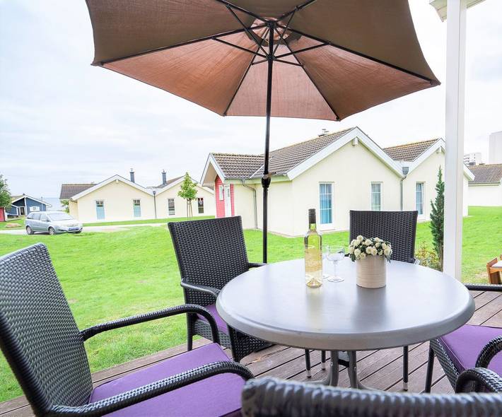 Ferienhaus für 5 Personen, mit Sauna und Garten in Hansa-Park