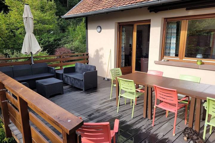 Ferienhaus für 8 Personen, mit Garten und Sauna