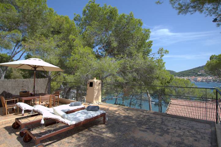 Pool with sea views - Port Andratx in Cala en Fonoll (Andratx), Andratx