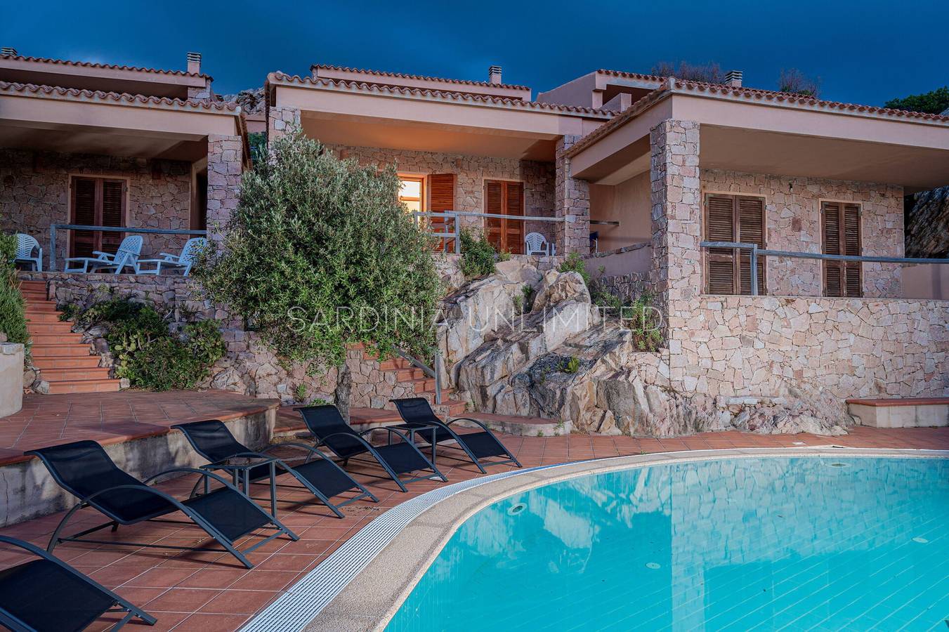 Casa Rosa Gialla in Costa Paradiso, Trinità d'Agultu e Vignola