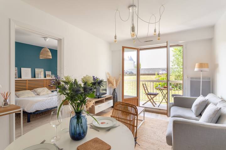 Gîte pour 4 personnes, avec balcon dans Saint-Énogat - 2