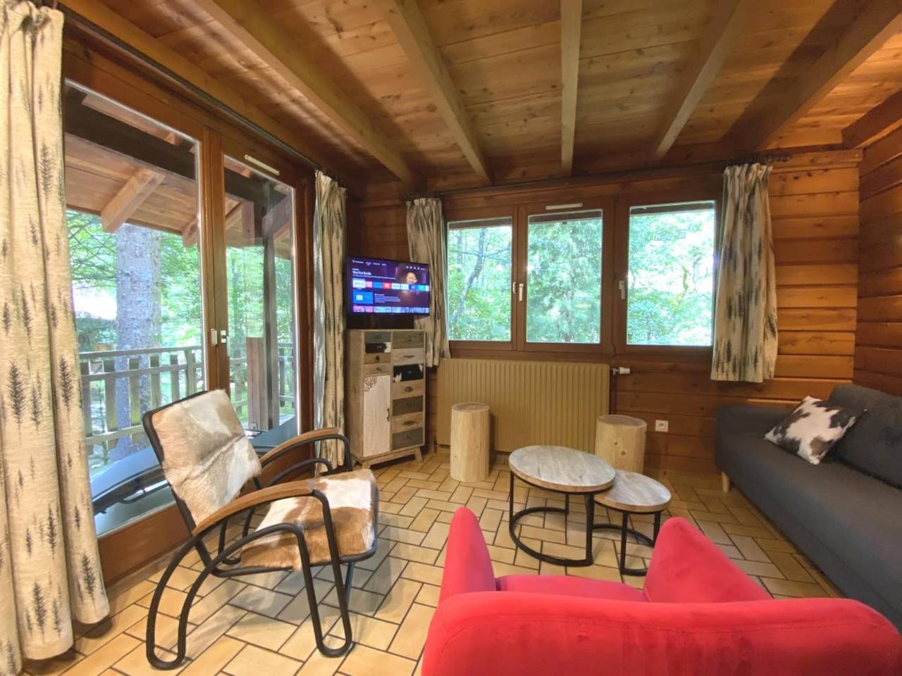 Chalet in La Bresse mit Bergblick in La Bresse, Regionaler Naturpark Belchen der Vogesen