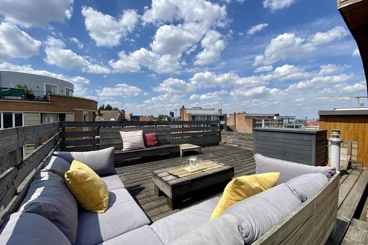 Gîte pour 4 personnes, avec balcon à Ixelles-Elsene