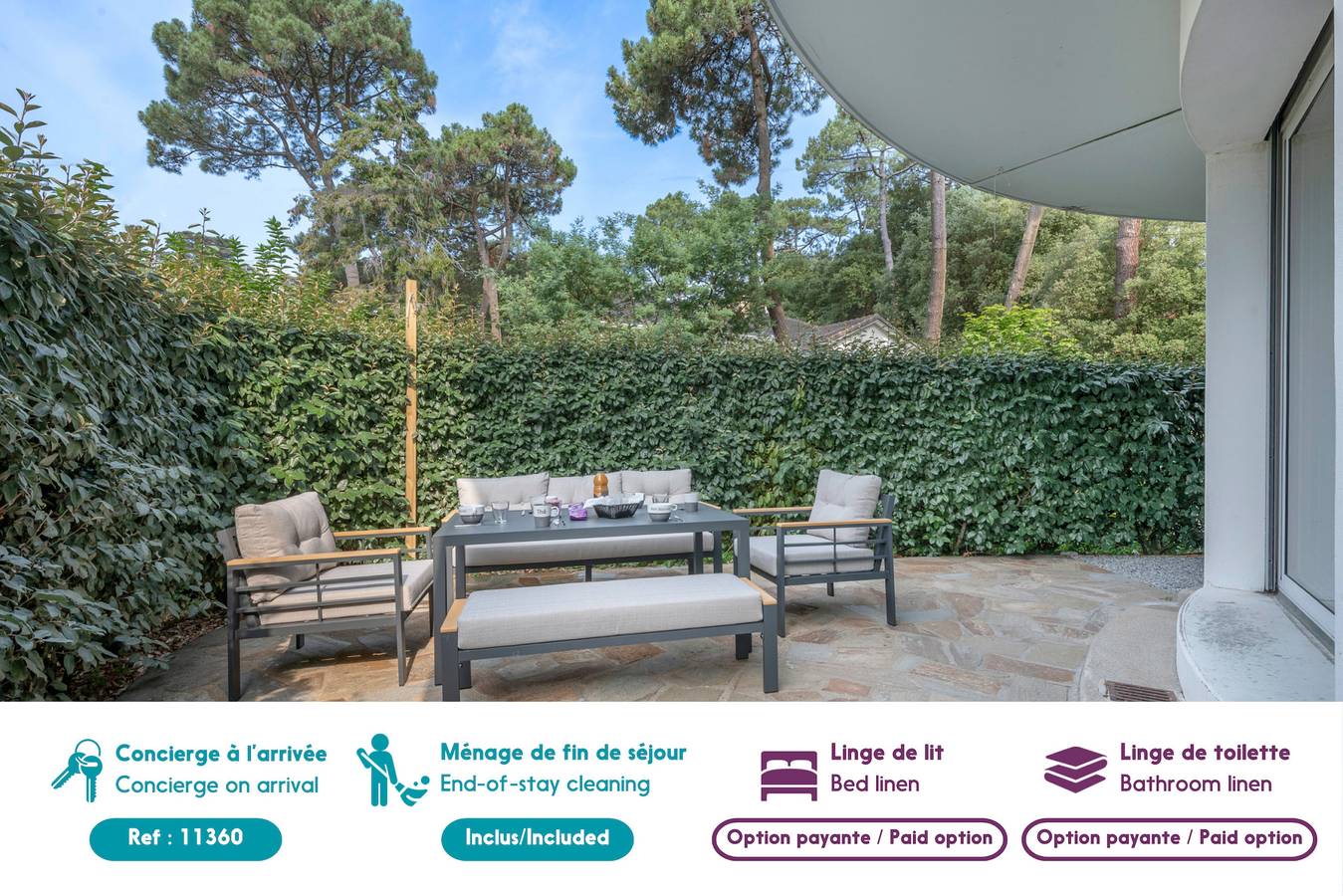 Ganze Wohnung,  500 m vom Strand entfernt - Apartment für 6 Personen in La Baule-Escoublac, Côte d'Amour