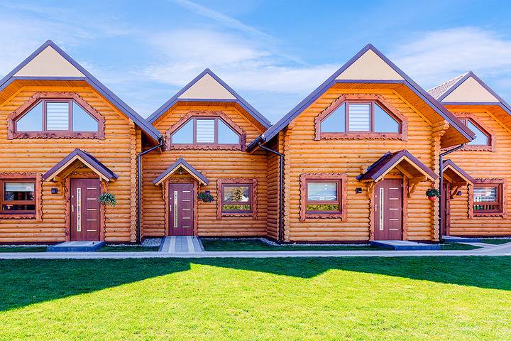 Chalet für 6 Personen, mit Balkon in Polen