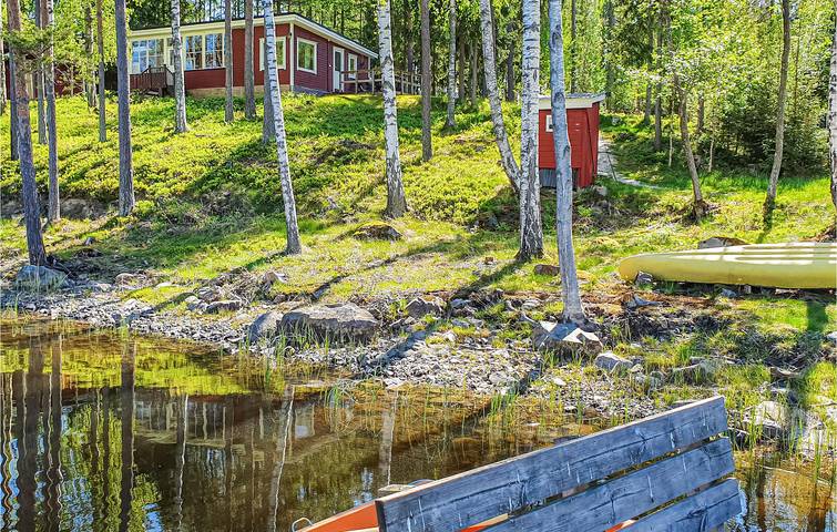 Ferienhaus für 4 Personen, mit Terrasse und Garten sowie Sauna in Värmland