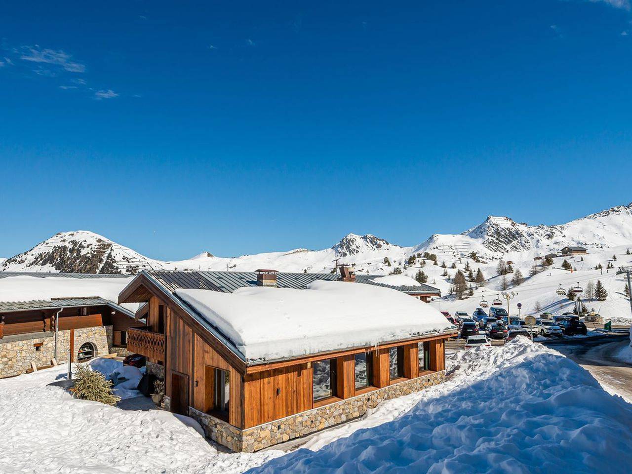 Dúplex 3 hab, 6 pers, con Wifi y parking in Plagne Villages, La Plagne-Tarentaise