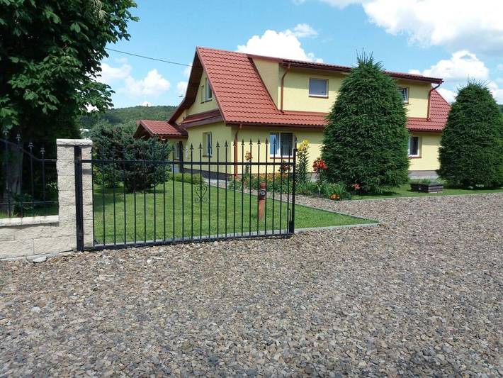 Apartament wakacyjny dla 6 osób, z Ogród i Widok w Brzegi Dolne