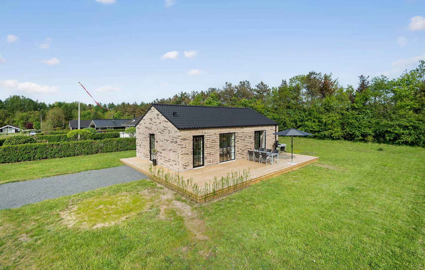 Ferienhaus für 6 Personen mit Terrasse in Hovborg, Vejen