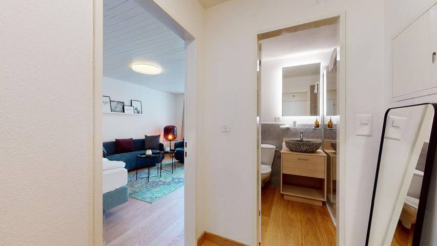 Ferienwohnung für 2 Personen, mit Balkon und Ausblick in St. Moritz - 2