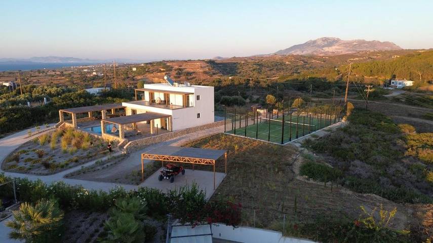 Villa für 8 Personen, mit Pool und Ausblick sowie Garten auf Kos - 2