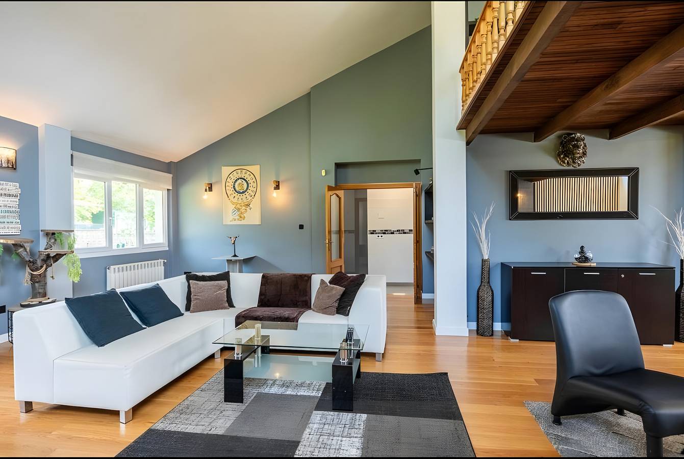 Ferienhaus 'Romeo' mit Bergblick, privatem Pool und Wlan in Oviedo, Cordillera Cantábrica