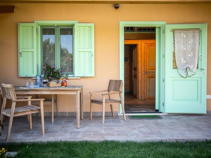 Chalet para 2 personas, con jardín - 1