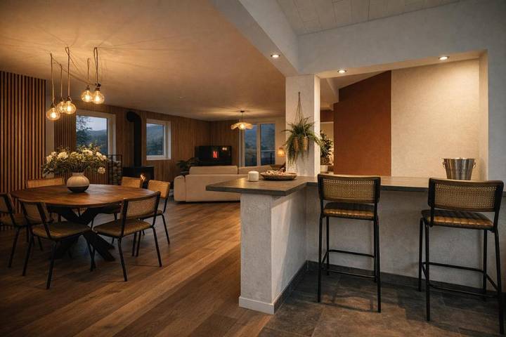 Gîte pour 5 personnes, avec sauna ainsi que terrasse et vue dans Moulin du Ruy - 4