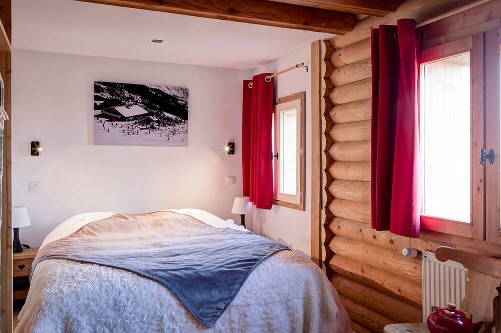 Charmantes 3*-Chalet 6 Zimmer, Wi-Fi, pistennah in La Tania, La Perrière