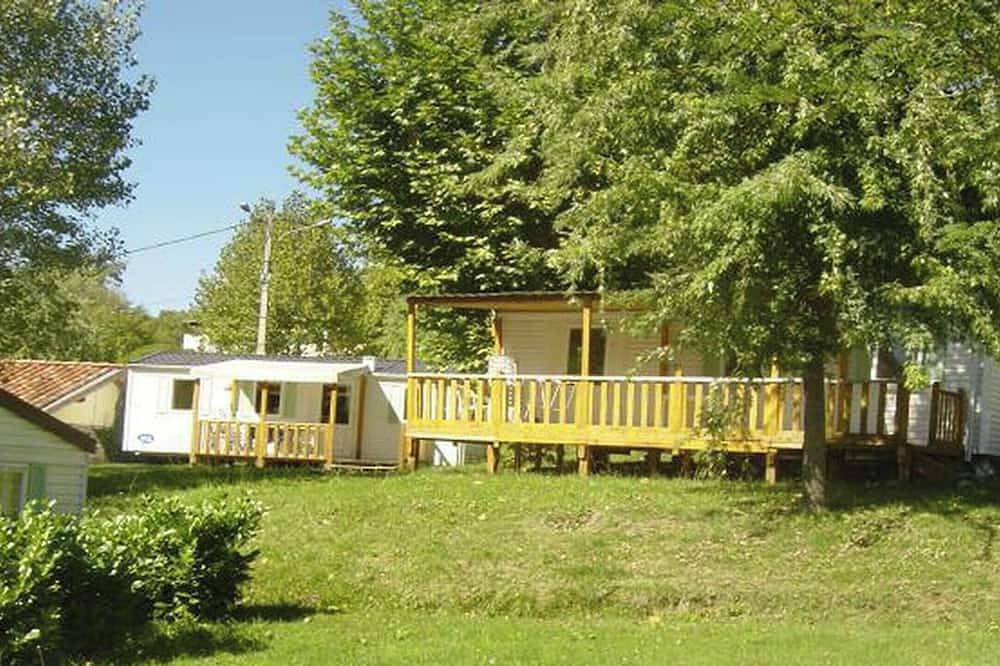 Mobil home - Terrasse in Saint-Girons, Parc naturel régional des Pyrénées ariégeoises