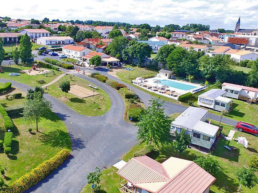 Flower Camping Le Val De Vie - Mobilheim 4 personen - Ohne Bad, mit Wc in Maché, Loire-Tal