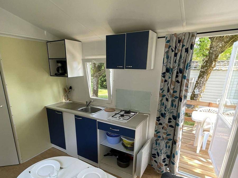 Camping Le Chanet - Mobilheim 4 personen - Utinam in Ornans, Doubs