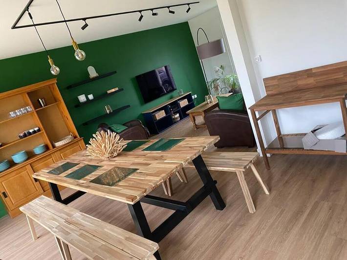 Location de vacances pour 8 personnes, avec terrasse et jardin à Quesnoy-sur-Deûle