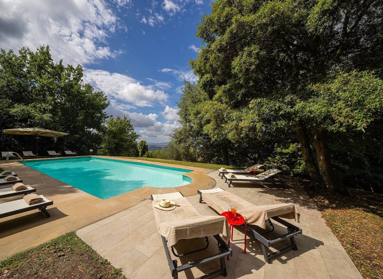 Villa Linchiano with Historic Tower and Private Pool in Gambassi Terme, Florence Province