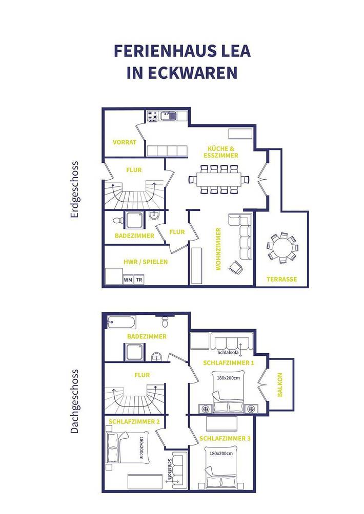 Ferienhaus für 10 Personen, mit Pool und Garten sowie Sauna und Ausblick, mit Haustier in Butjadingen - 2