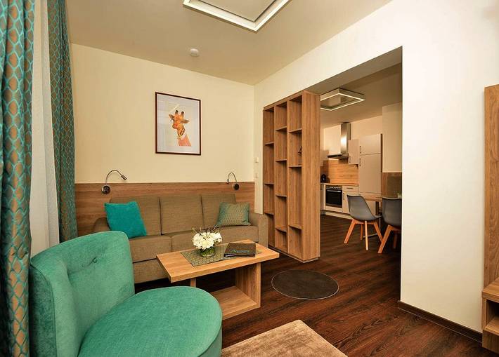 Ferienwohnung für 4 Personen, mit Balkon und Terrasse sowie Garten und Seeblick am Faaker See - 4