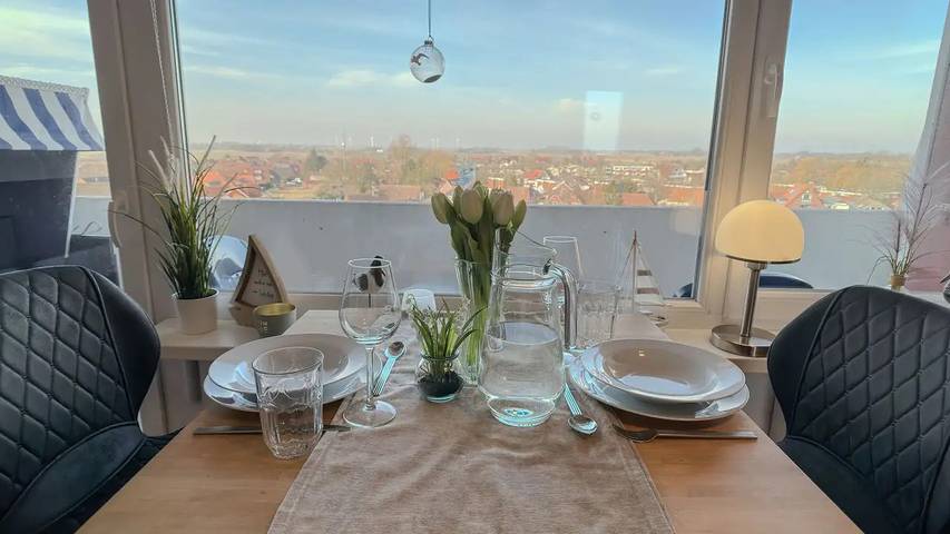 Ferienwohnung für 2 Personen, mit Balkon und Pool in Wangerland