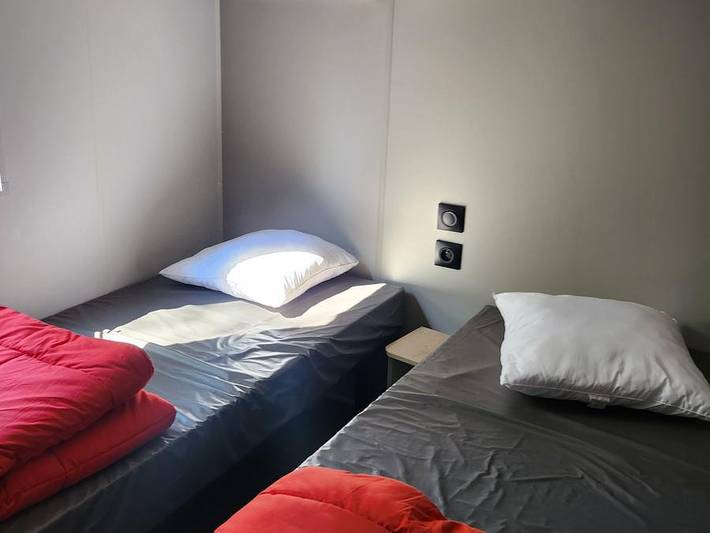 Camping le Moulin - Mobilheim 5 personen - Cottage Clim 28m² klimatisiert 4/5 Pers. in Patornay, Französischer Jura