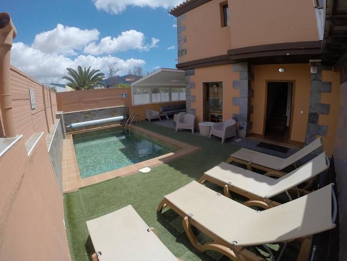 Casa rural para 6 personas, con piscina y terraza en Puerto del Rosario
