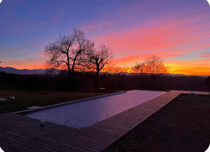 Chambre d’hôte pour 2 personnes, avec Jacuzzi et Terrasse ainsi que Jardin et Piscine à Serres-Castet