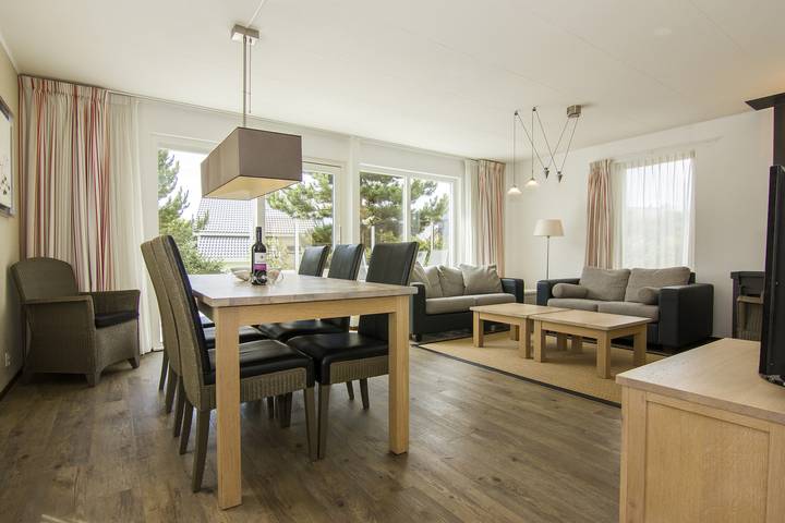 Bungalow voor 6 personen, met Balkon/Terras en Terras op Texel