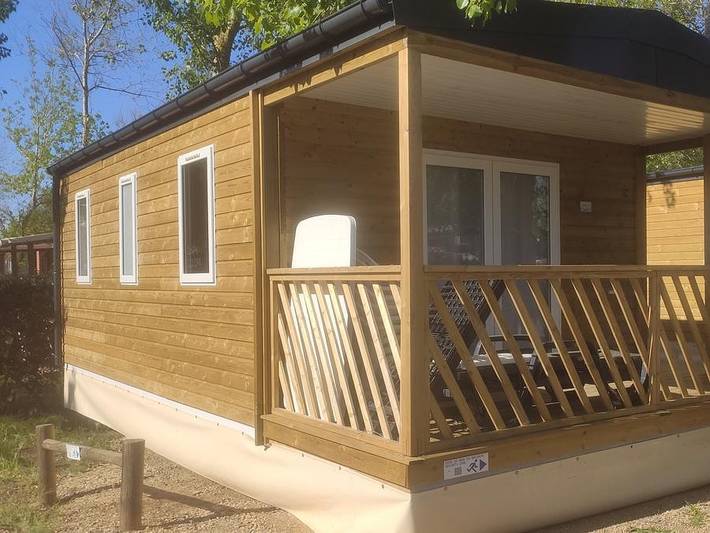 Camping Méditerranée Plage - Mobilheim 6 personen - Hithome Ti - 30m² - 2 Schlafzimmer in Portiragnes Plage, Vias
