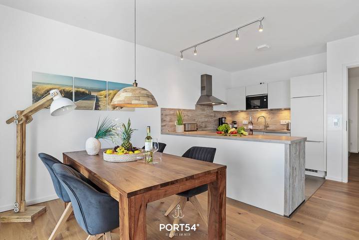 Ganze Wohnung, Seewind - Balkon, Gartenmöbel, Kamin, Dusche, Waschmaschine, Fußbodenheizung in Olpenitz, Kappeln