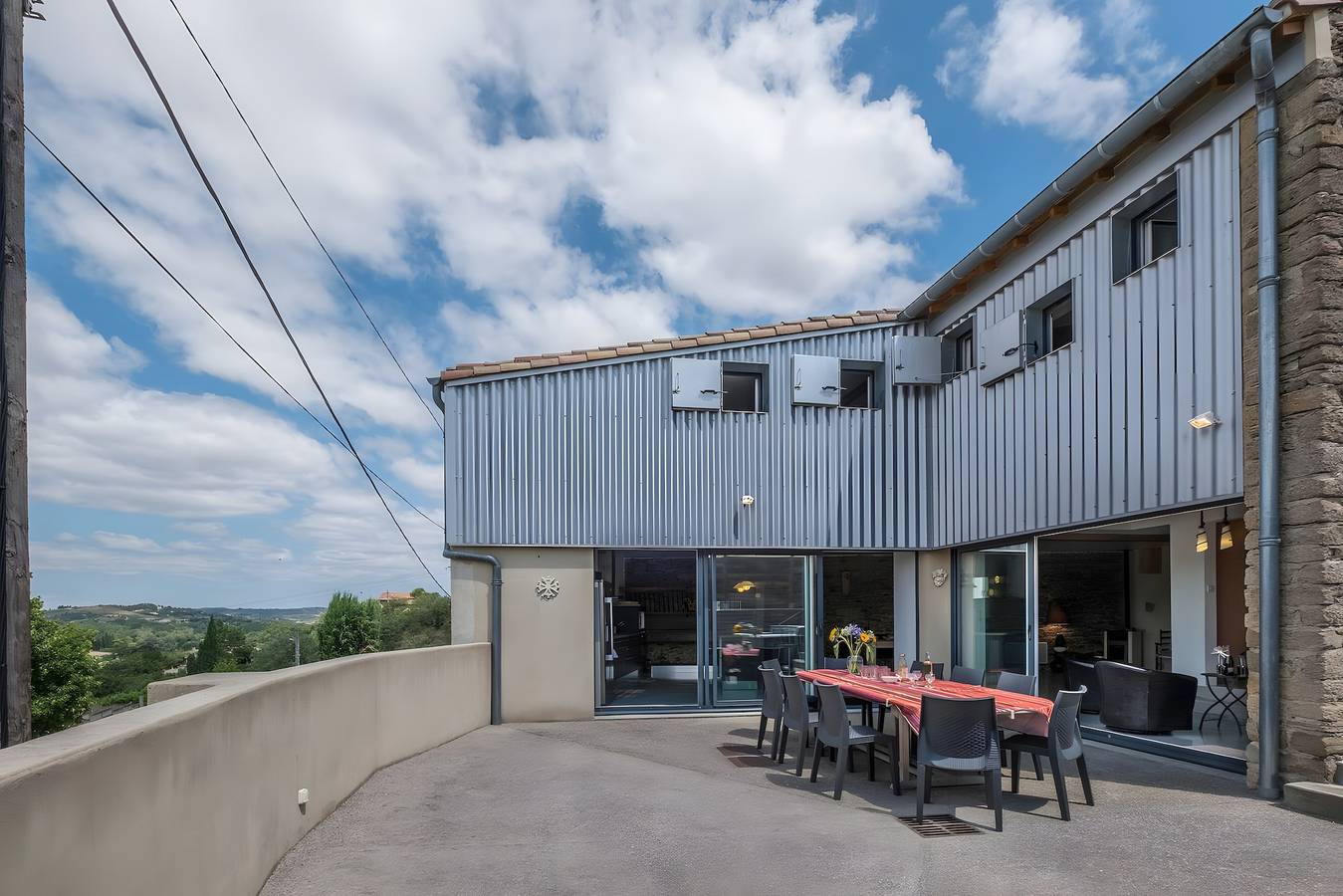 Maison de vacances 'La Cave De Lami Vue Sur Vignoble' avec piscine privée, terrasse privée et Wi-Fi in La Digne-d'Aval, Région de Limoux