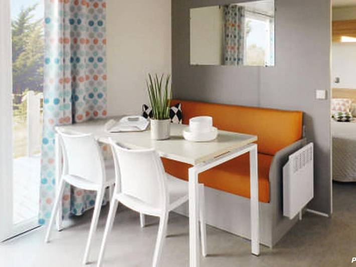 Camping Le Beauséjour - Mobile home 4 persons - Cocoon+ - 2 bedrooms - 34m² - Prm in La Côte Vermeille, Argelès-sur-Mer