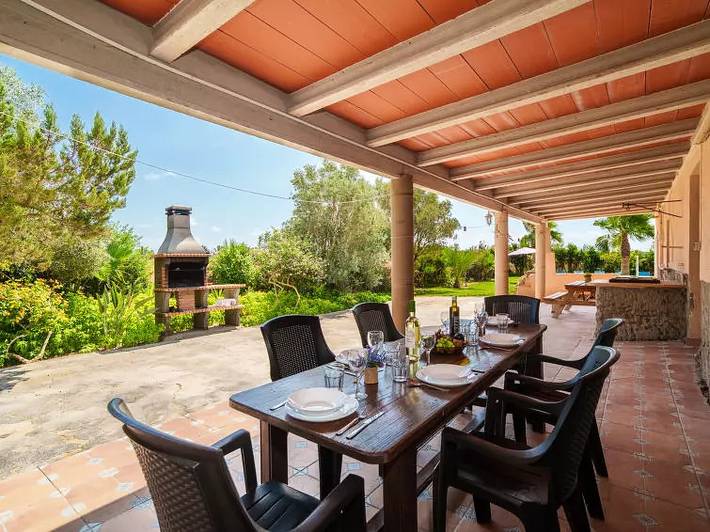 Villa für 8 Personen, mit Balkon und Garten sowie Pool in Es Trenc - 2