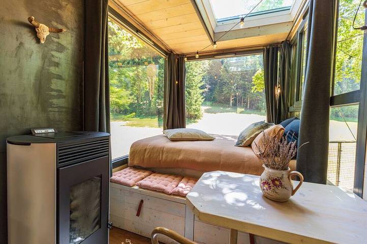 Cabane en bois pour 4 personnes, avec Terrasse à Autrans - 2